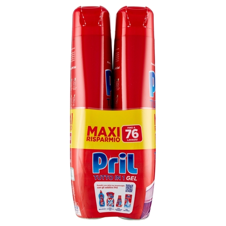 PRIL Tutto in 1 Gel Classico 2x684ml